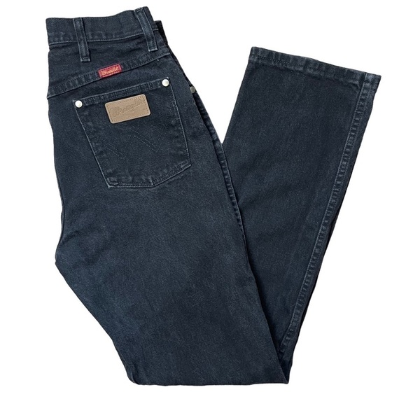 Vintage Wrangler  Cowboy Cut Black Jeans - Picture 1 of 8